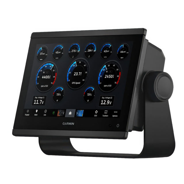 Angle view of Garmin GPSMAP 943, Non-sonar With Mapping.