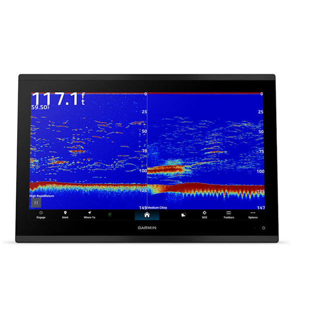 Front of Garmin GPSMAP 9217xsv w/Navionics+ and Sonar.