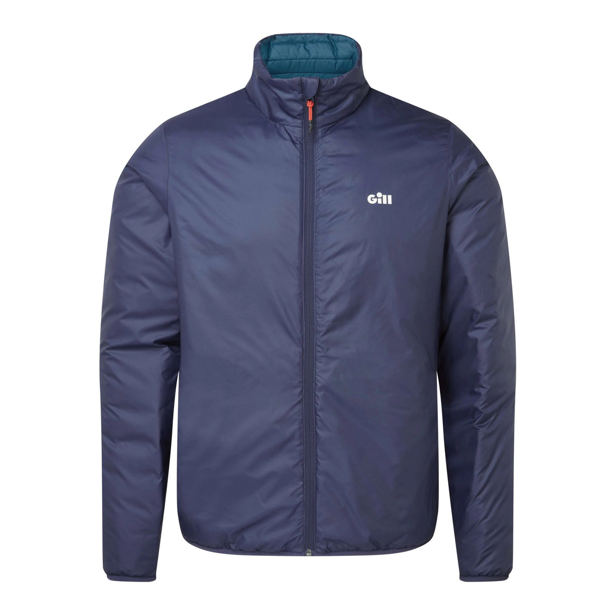 A navy blue Giti lightweight jacket with a full-zip front, stand-up collar, and a small white Giti logo on the left chest, shown against a plain white background.