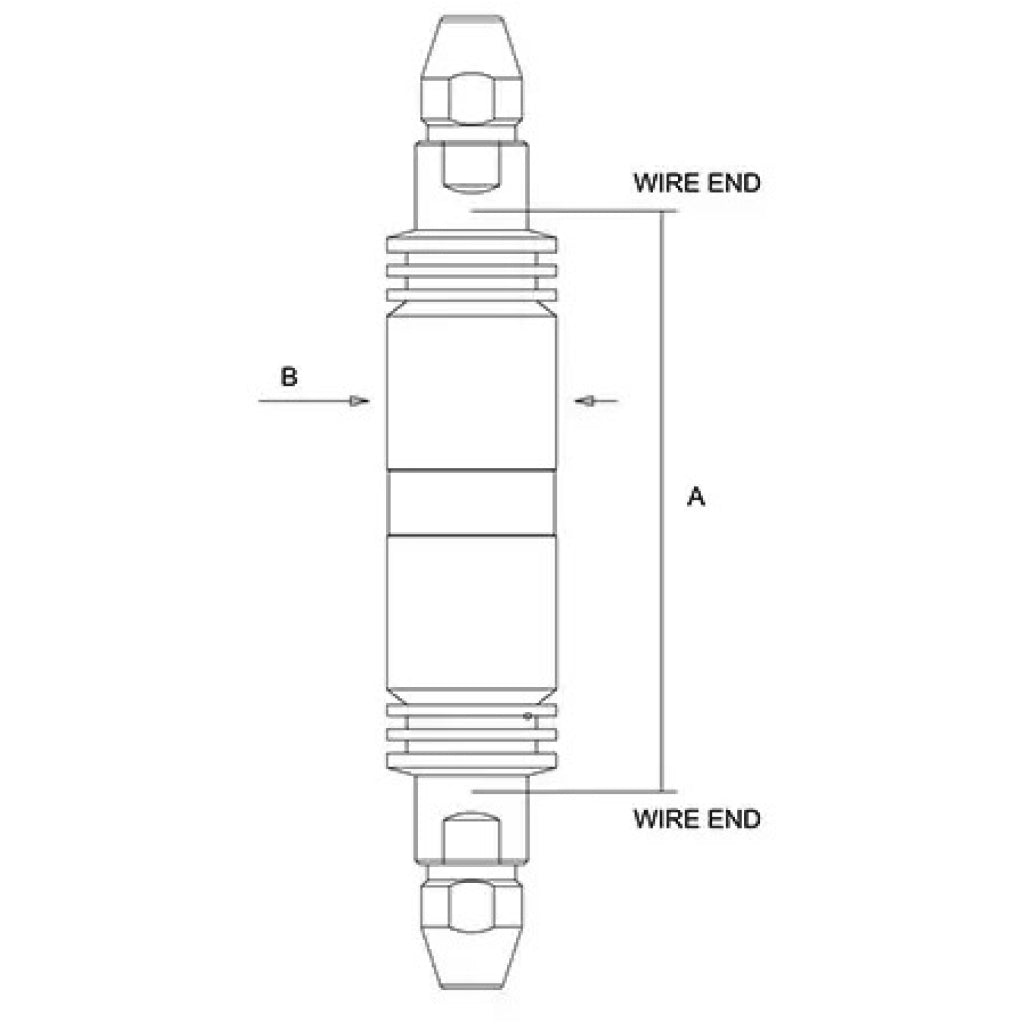 Sta-Lok Marine Insulator 1/4" Wire diagram