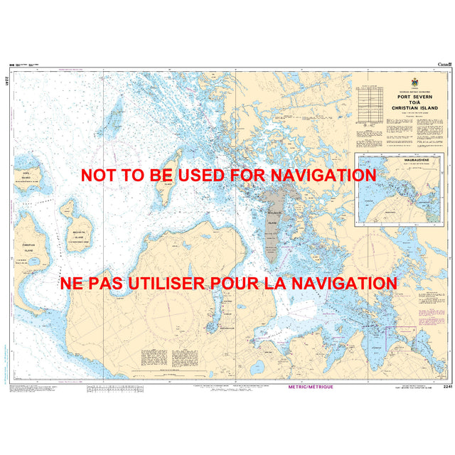 Port Severn to Christian Island Chart