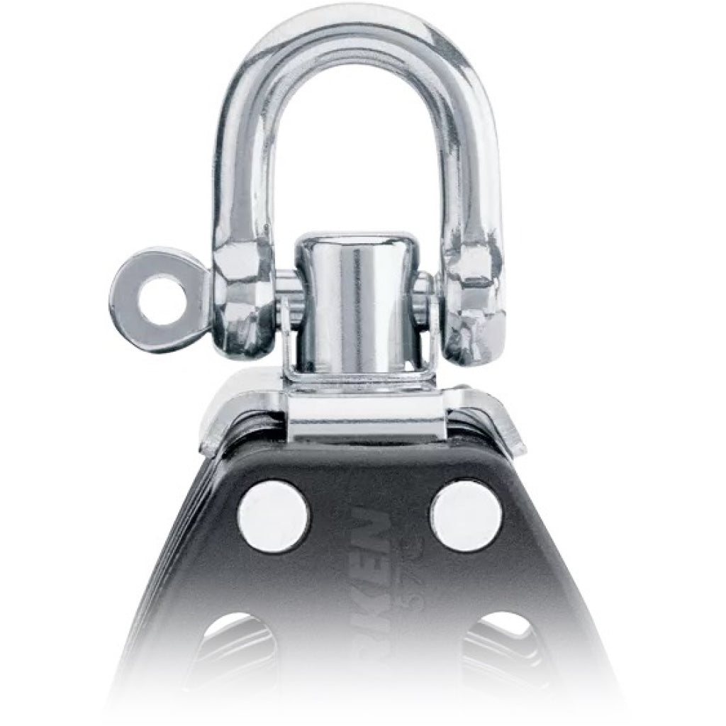 Close up of Harken 40mm Double Carbo with Becket.