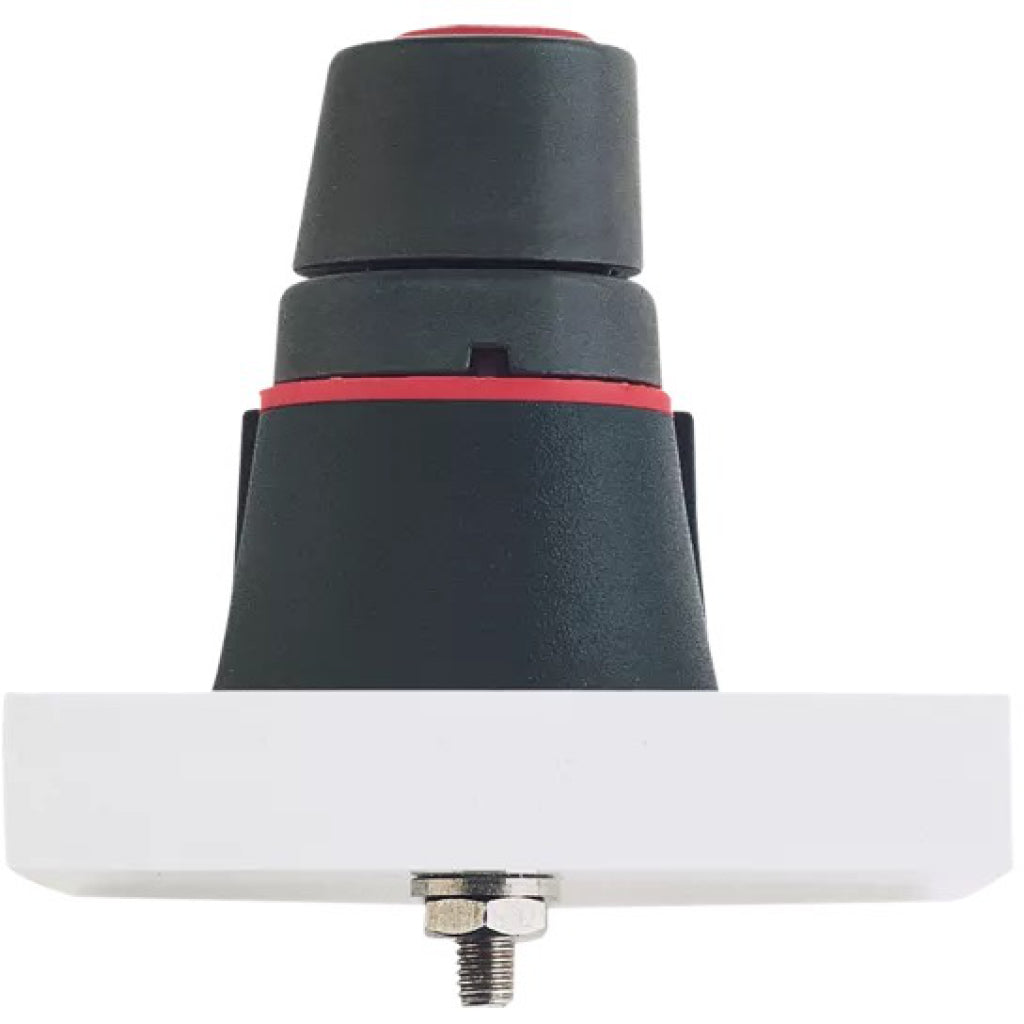 Harken Flat Camatic Riser screwed into surface.