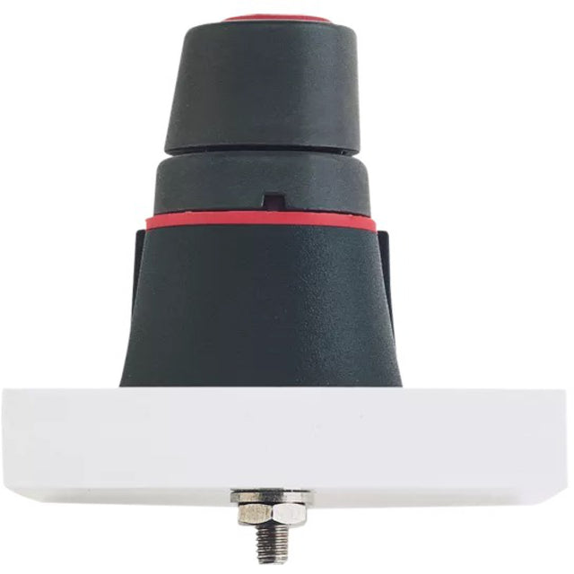 Harken Flat Camatic Riser screwed into surface.
