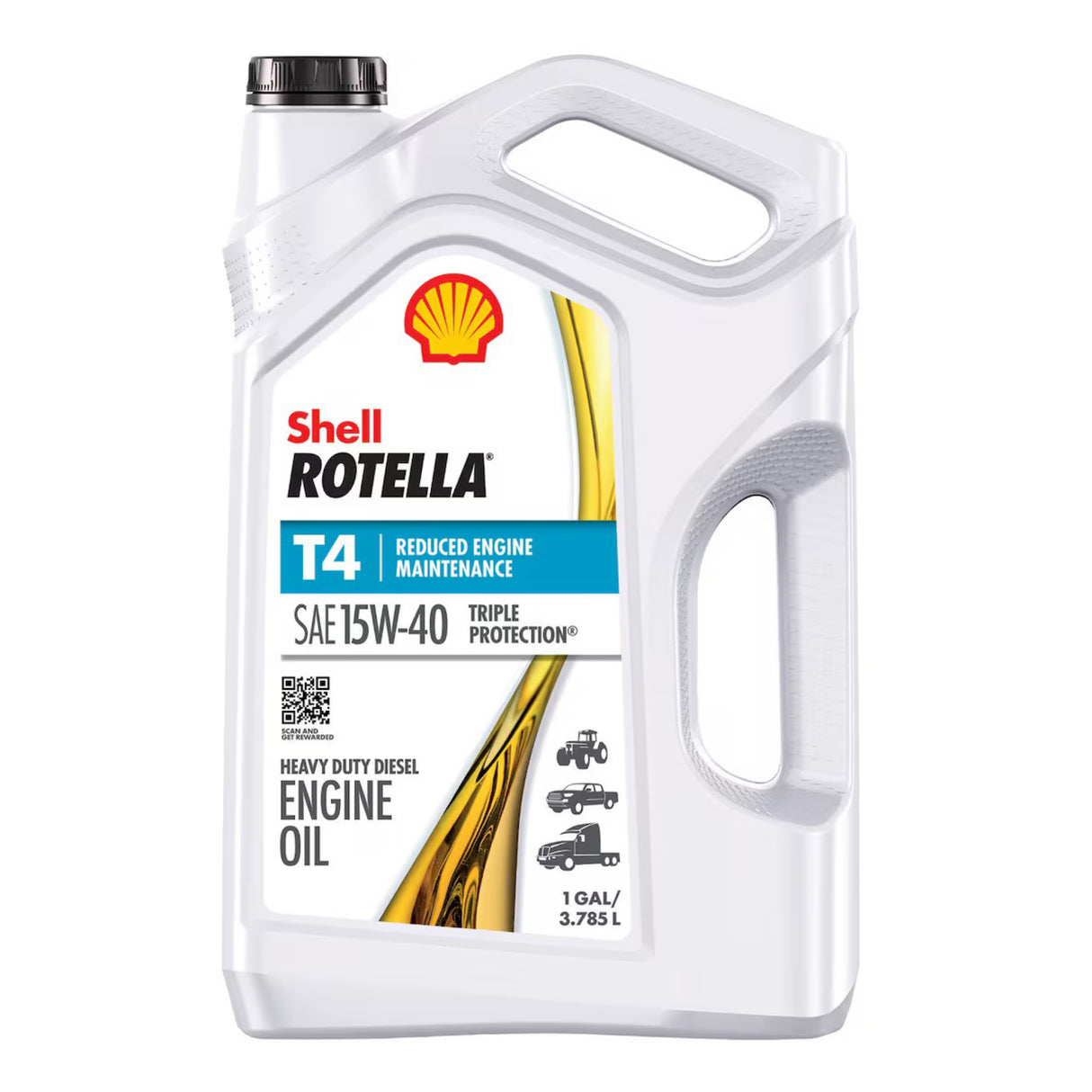 Shell Rotella Heavy Duty 15W40 Diesel Oil.