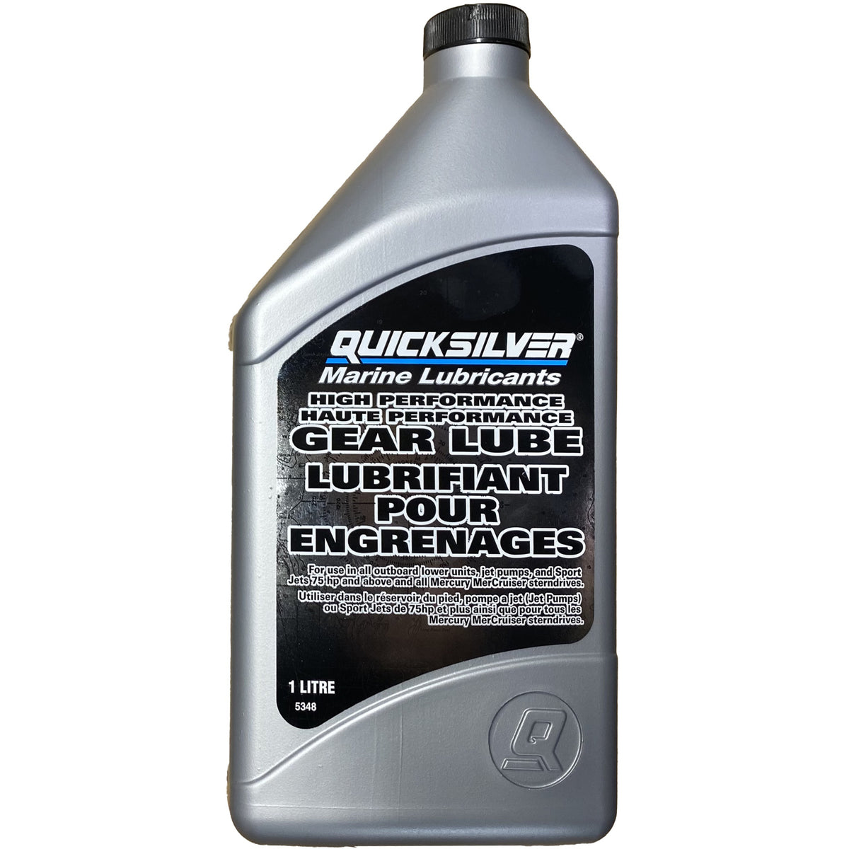 Quicksilver Hi Performance Gear Lube Litre Rigging Shoppe