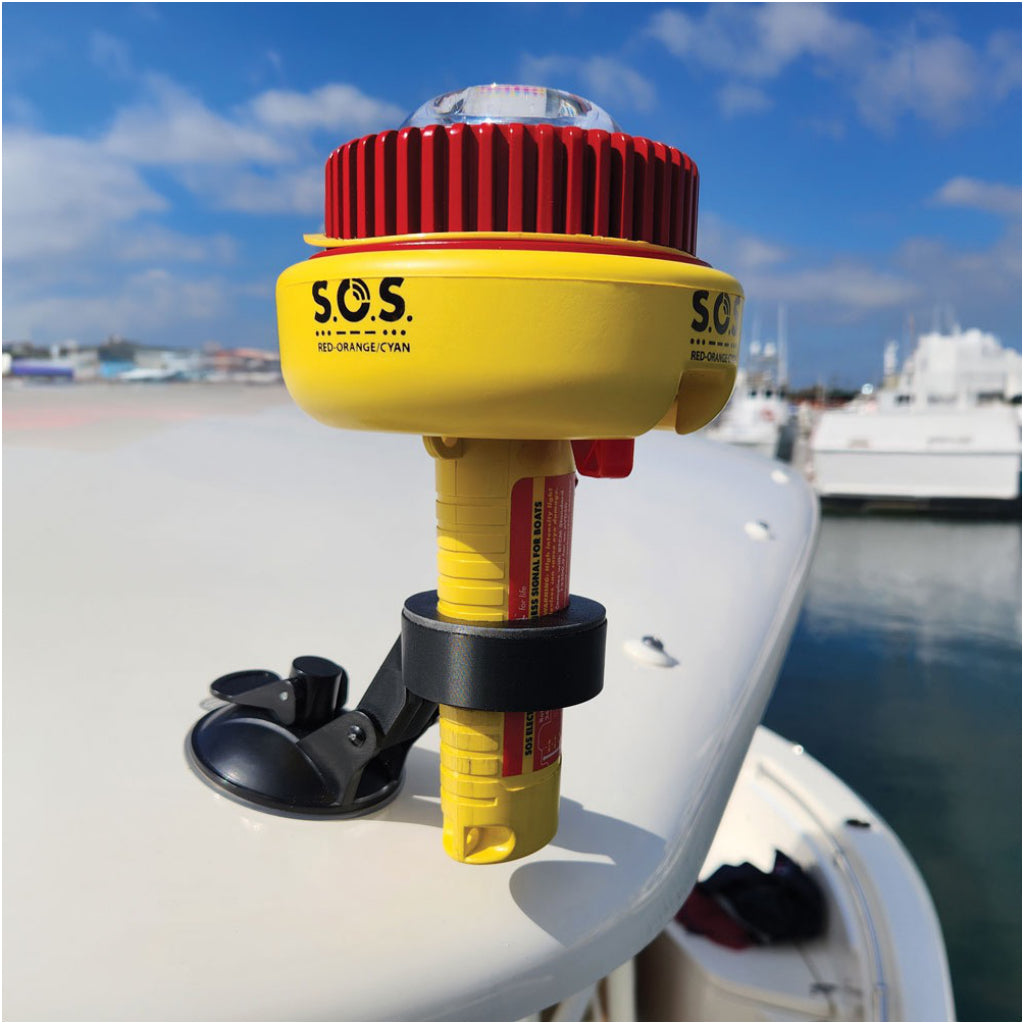 Electronic Visual Distress Signal Device with included holder.
