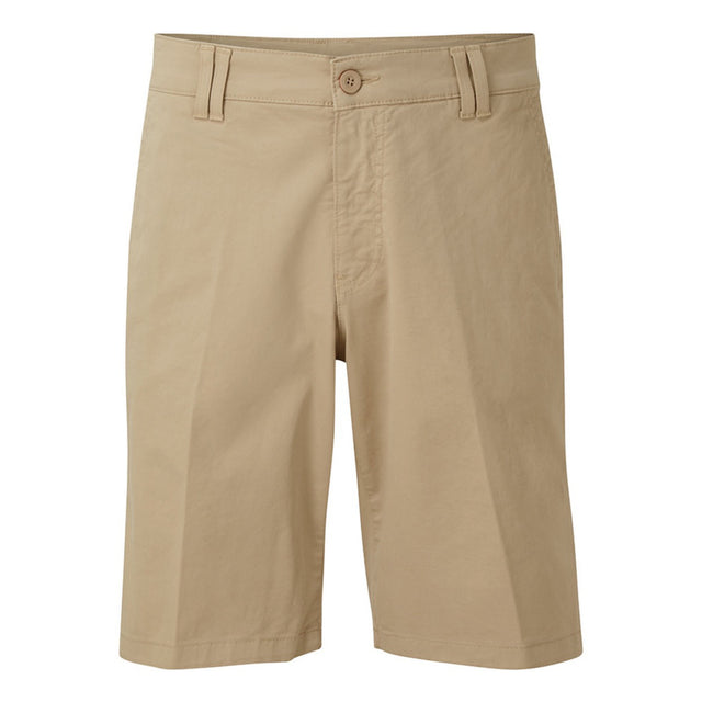 Beige shorts on a white background