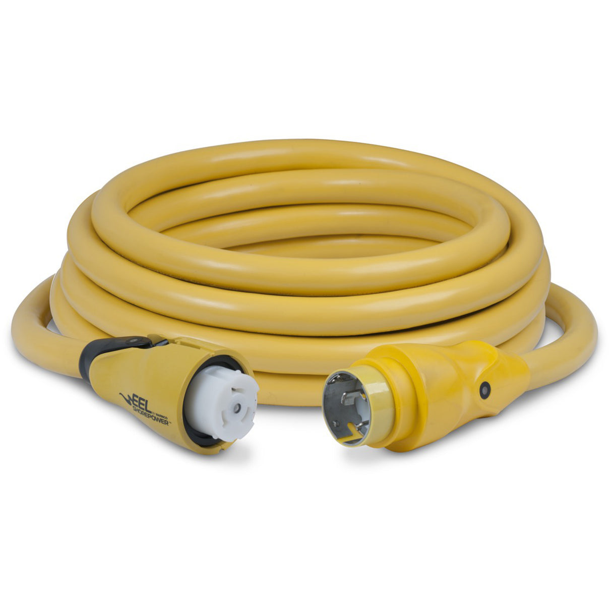 Marinco EEL 25' 50aAYellow Shorepower Cord (w/LED)