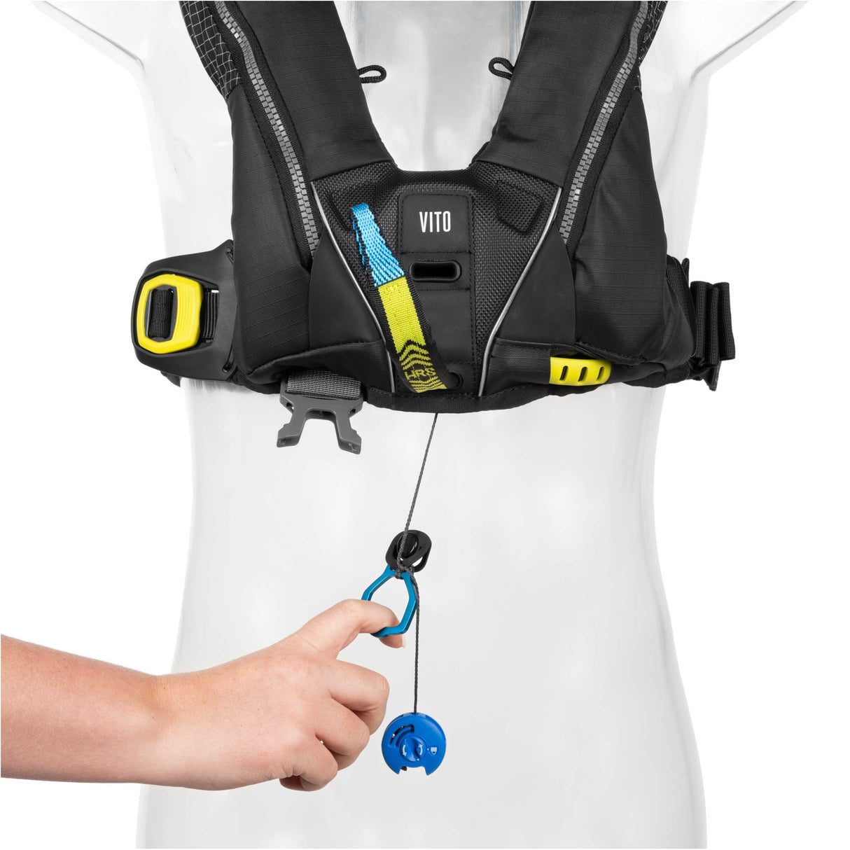 Spinlock DECKVEST VITO AFS 170N being triggered