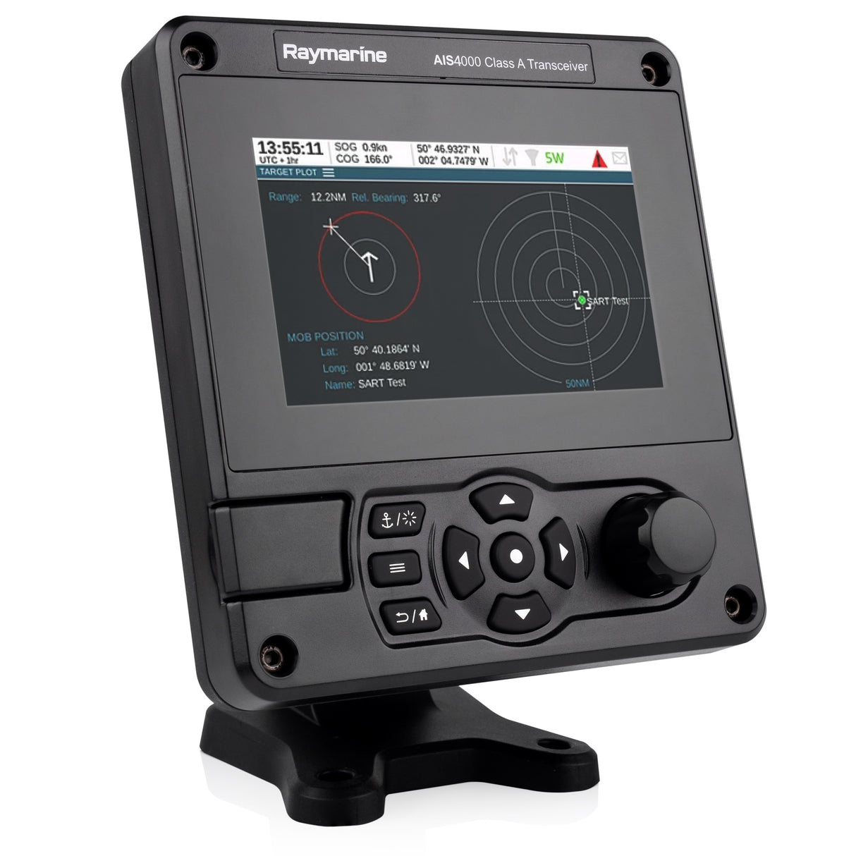 Raymarine AIS4000 Class A Transponder Bundle angle view
