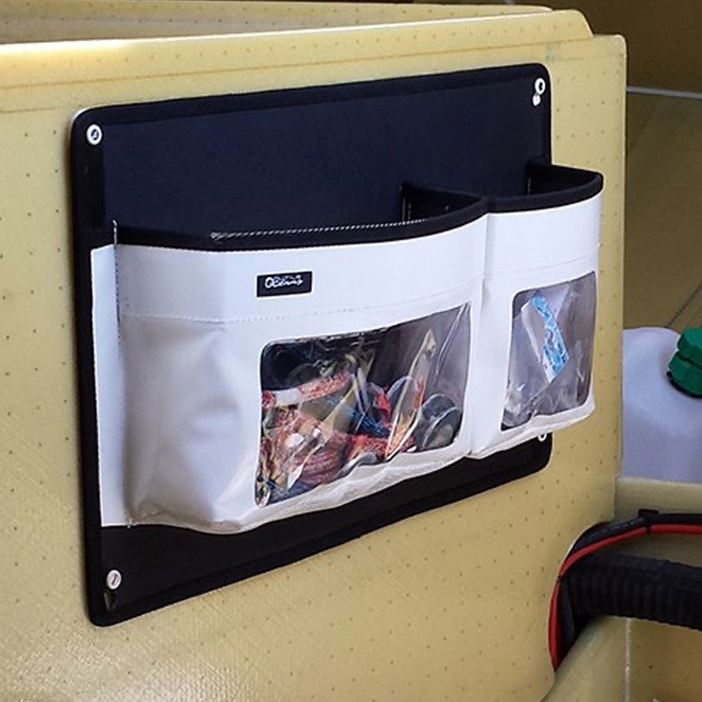 Rope Storage Bag on boat.