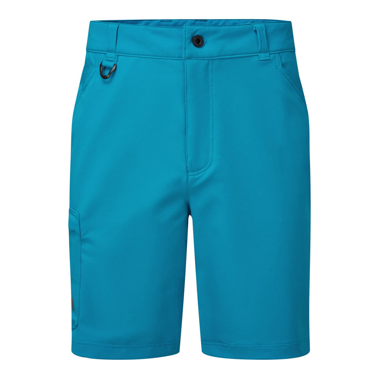 Blue shorts on a white background