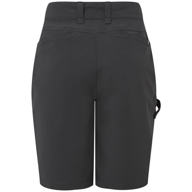 Black shorts on a white background