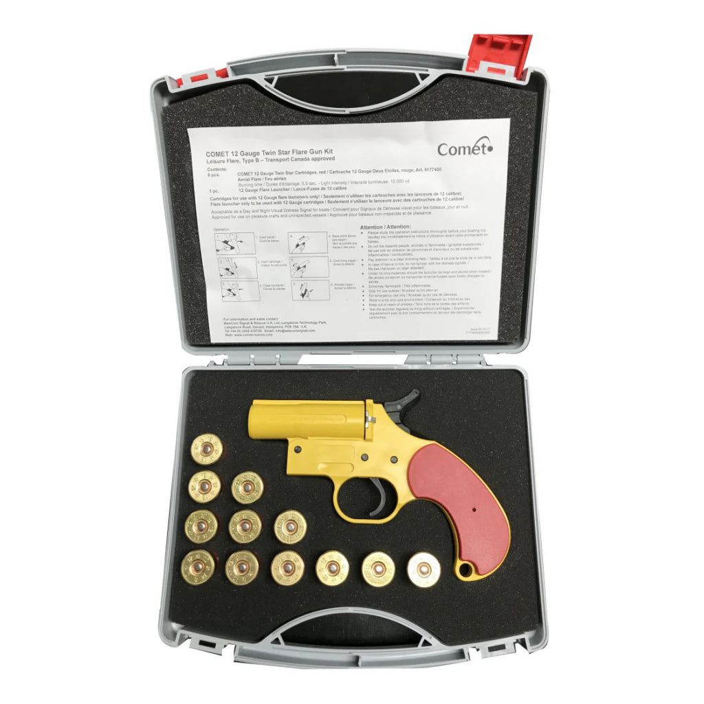 Flare Gun Kit w/case,12xType-B.