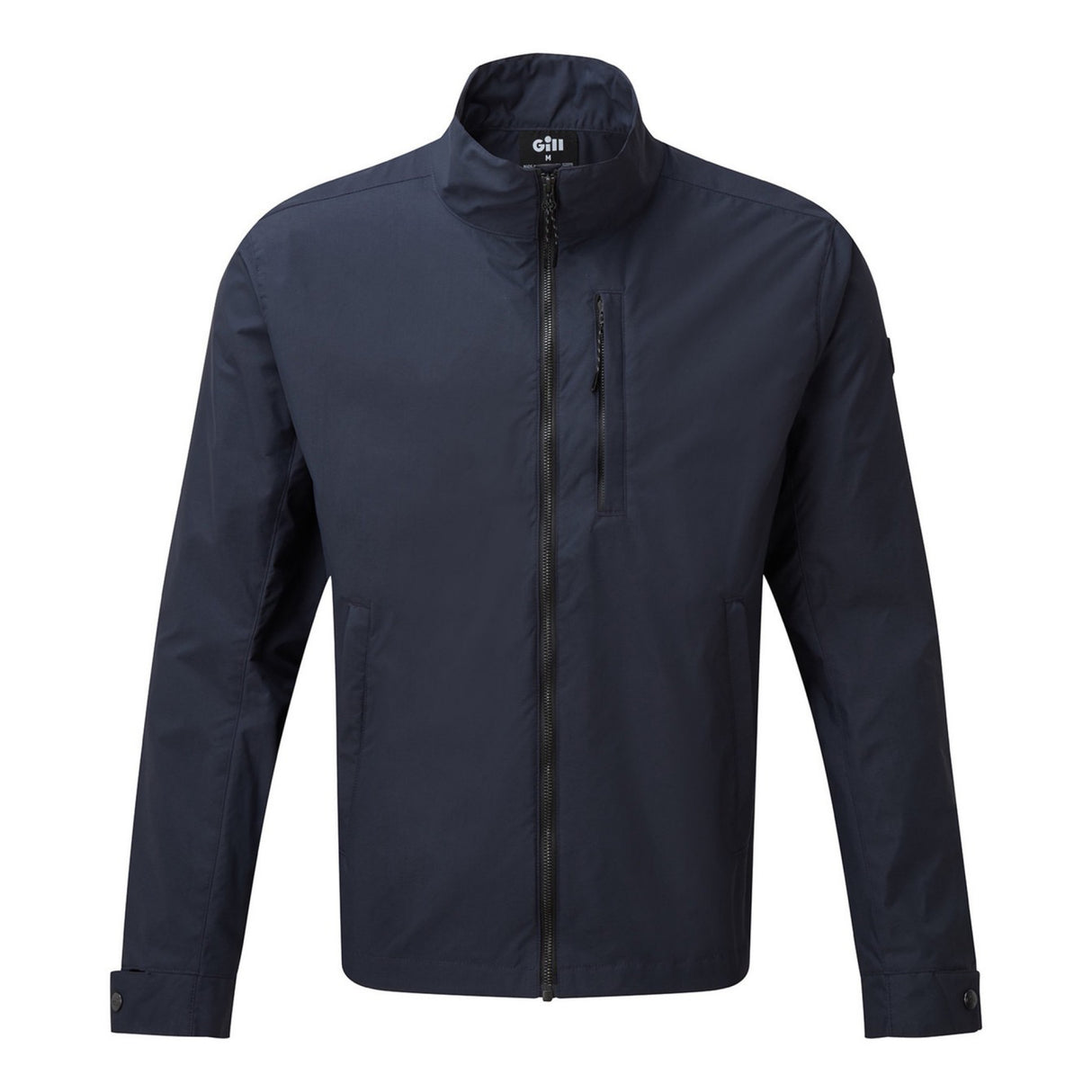 Navy jacket on a white background