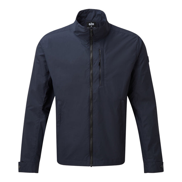 Navy jacket on a white background