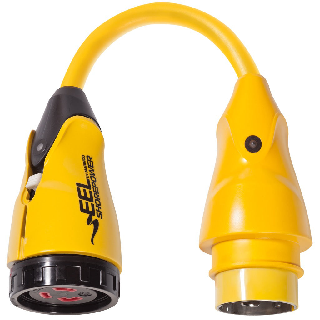 Marinco 30A Fem/50A Male Eel Adapter Pigtail