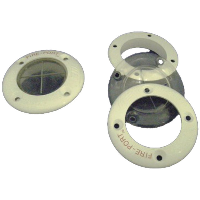 3 Piece Fire Port - White