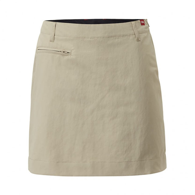 Beige skirt on a white background