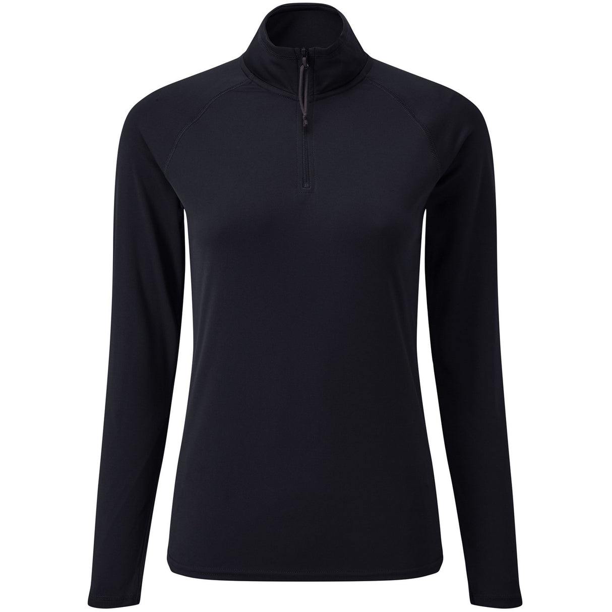 Gill Women's UV Tec Long Sleeve Zip Tee Shirt navy.