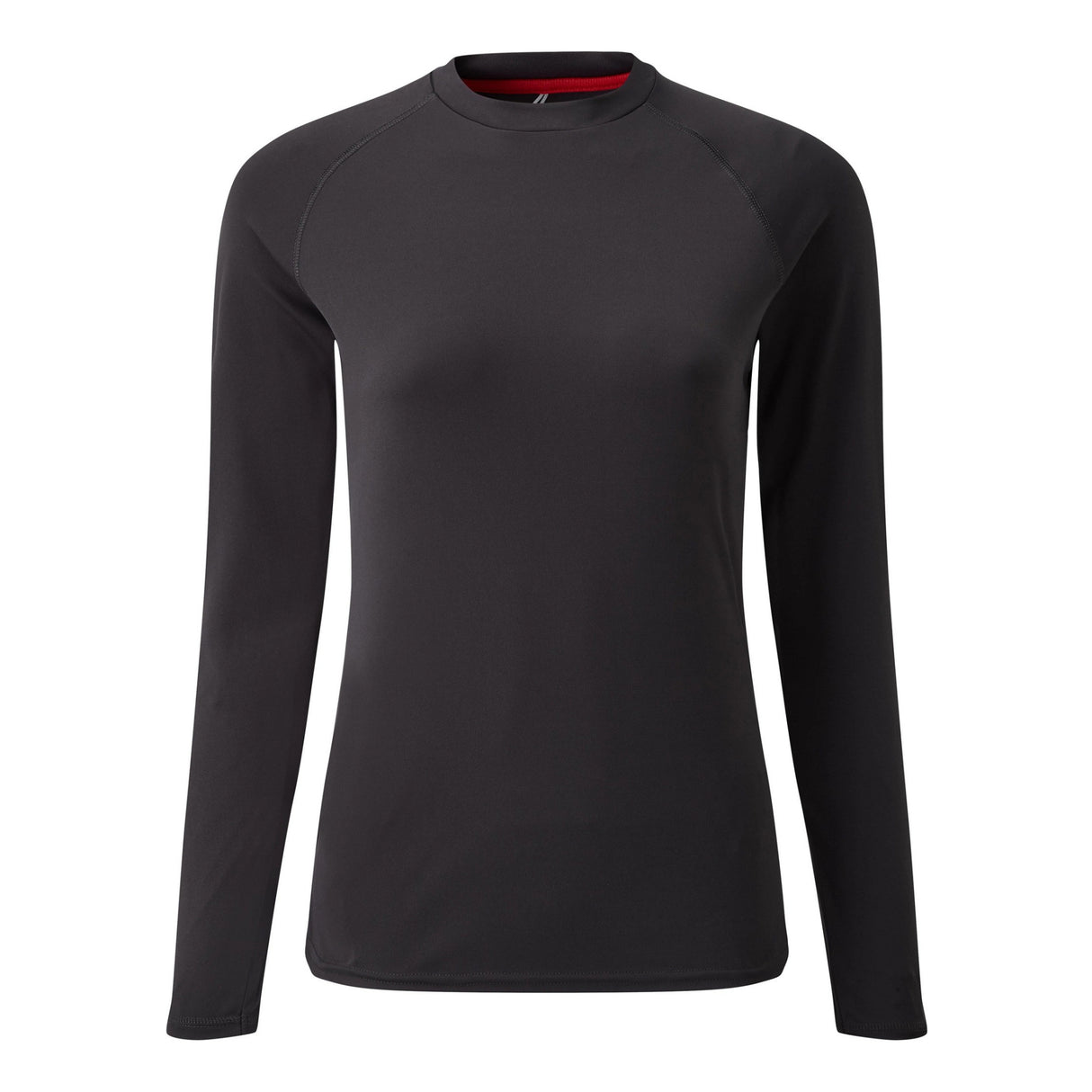Black long-sleeve shirt on a white background