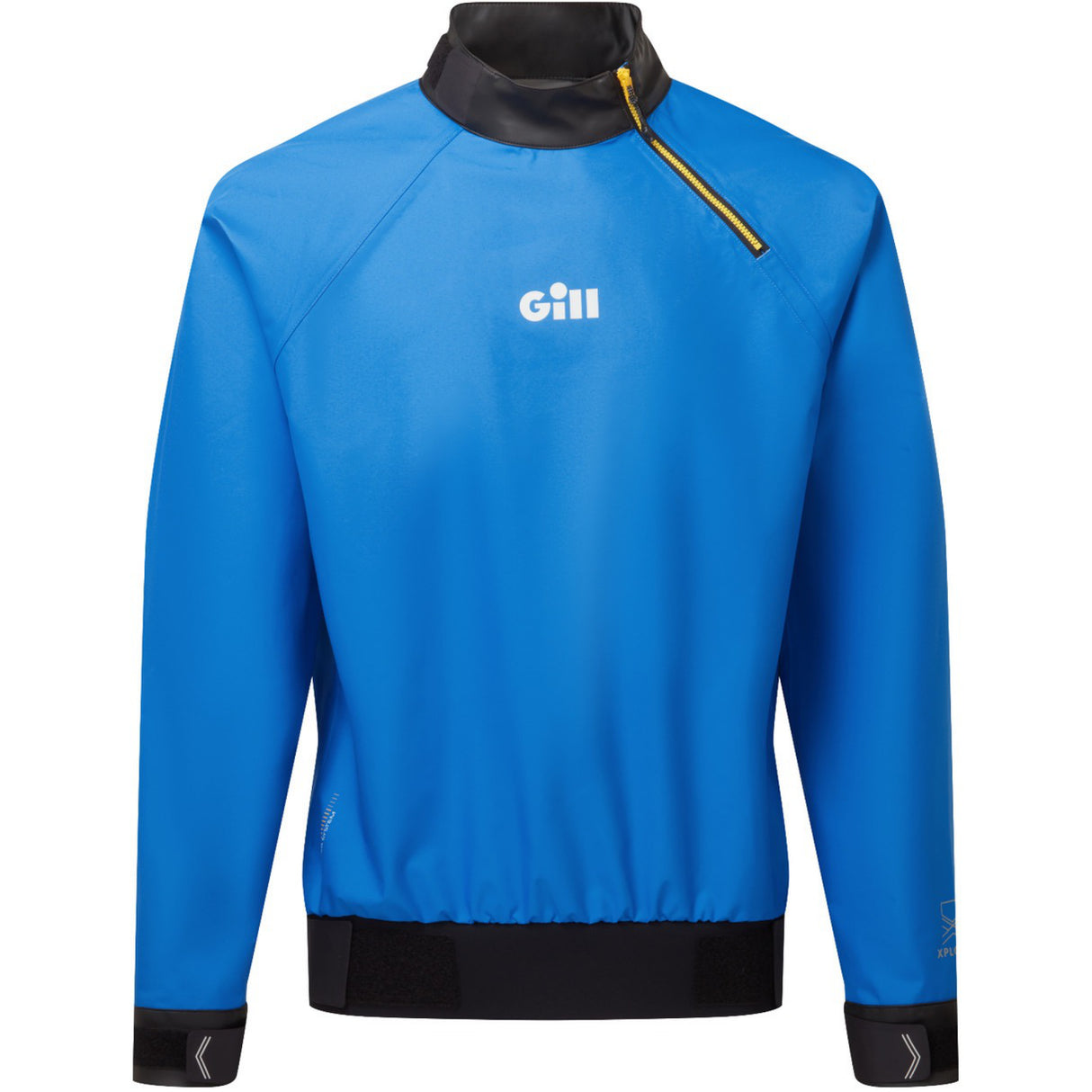 Blue jacket with black accents and Gill logo on a white background