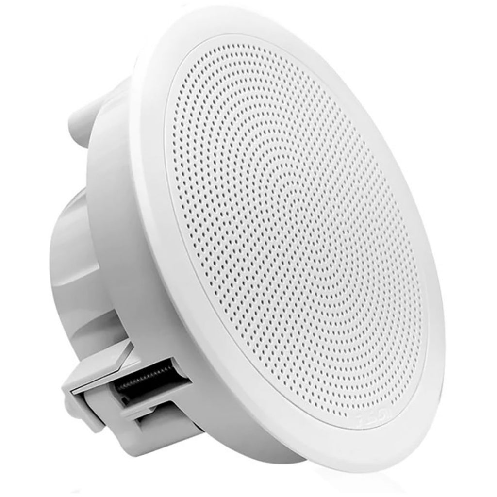 7.7" Round Speakers, White left view