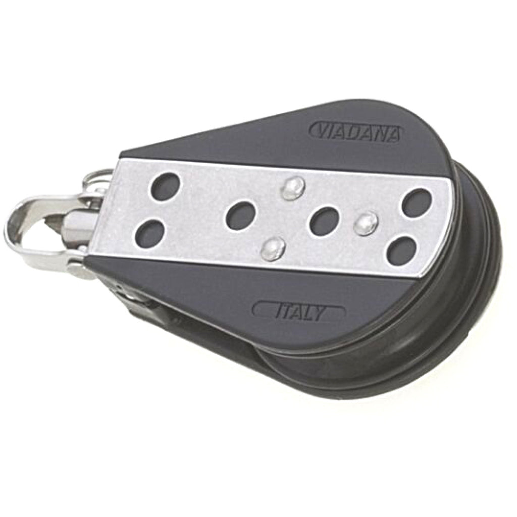 Viadana BB Single Block with Swivel 7/16" Line