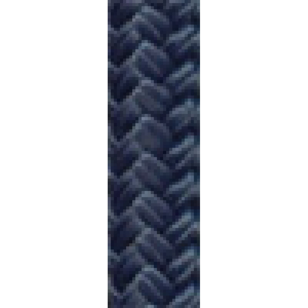 Braided Nylon Dock Line with eye-1/2" x 35' Navy