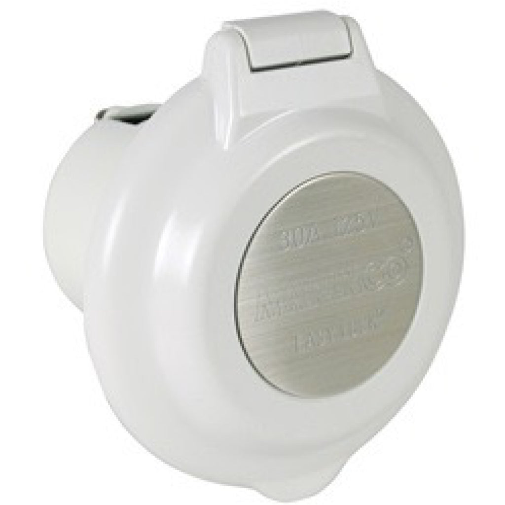 Marinco 30A Round Power Inlet