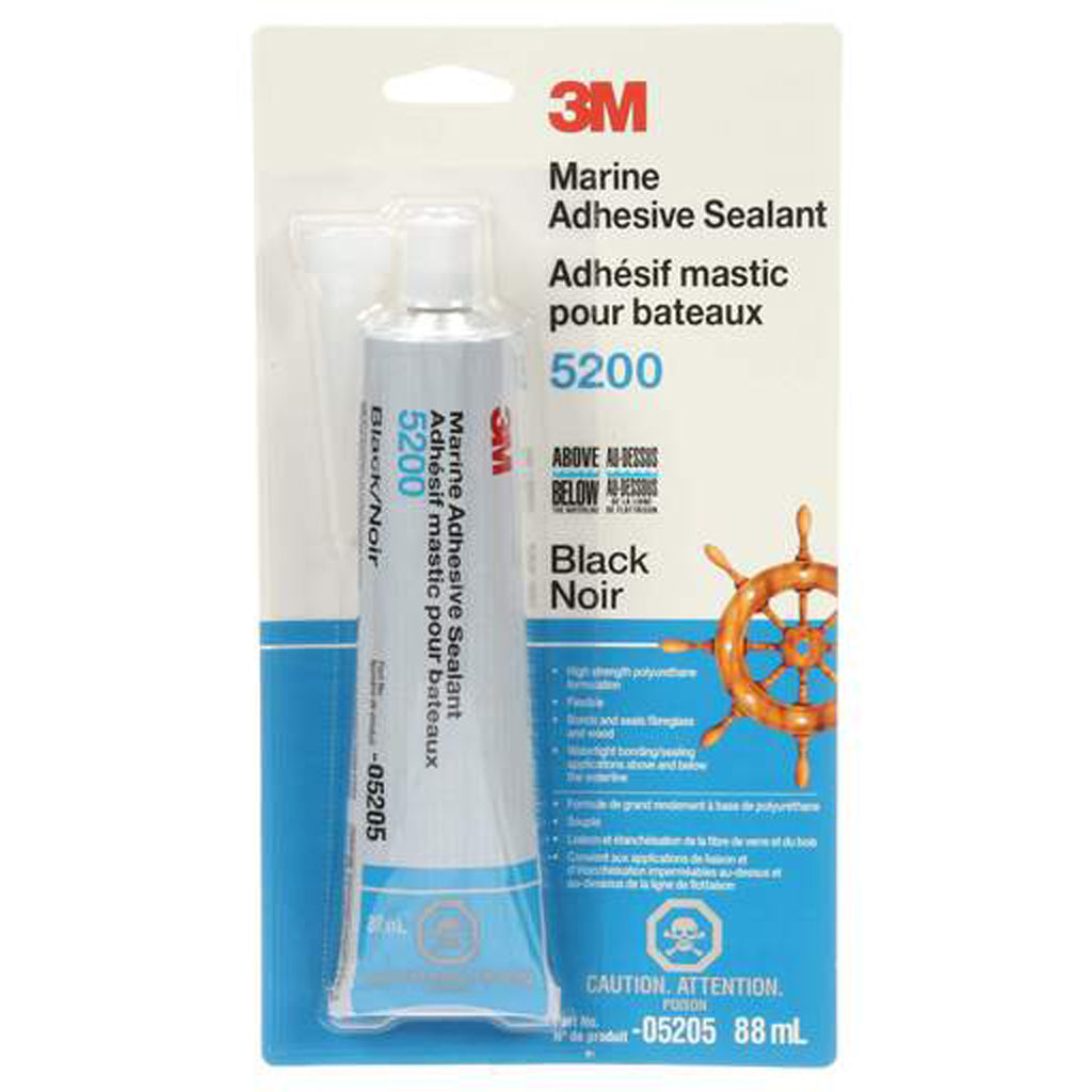 3M Marine Adhesive Sealant 5200 Black 88ml