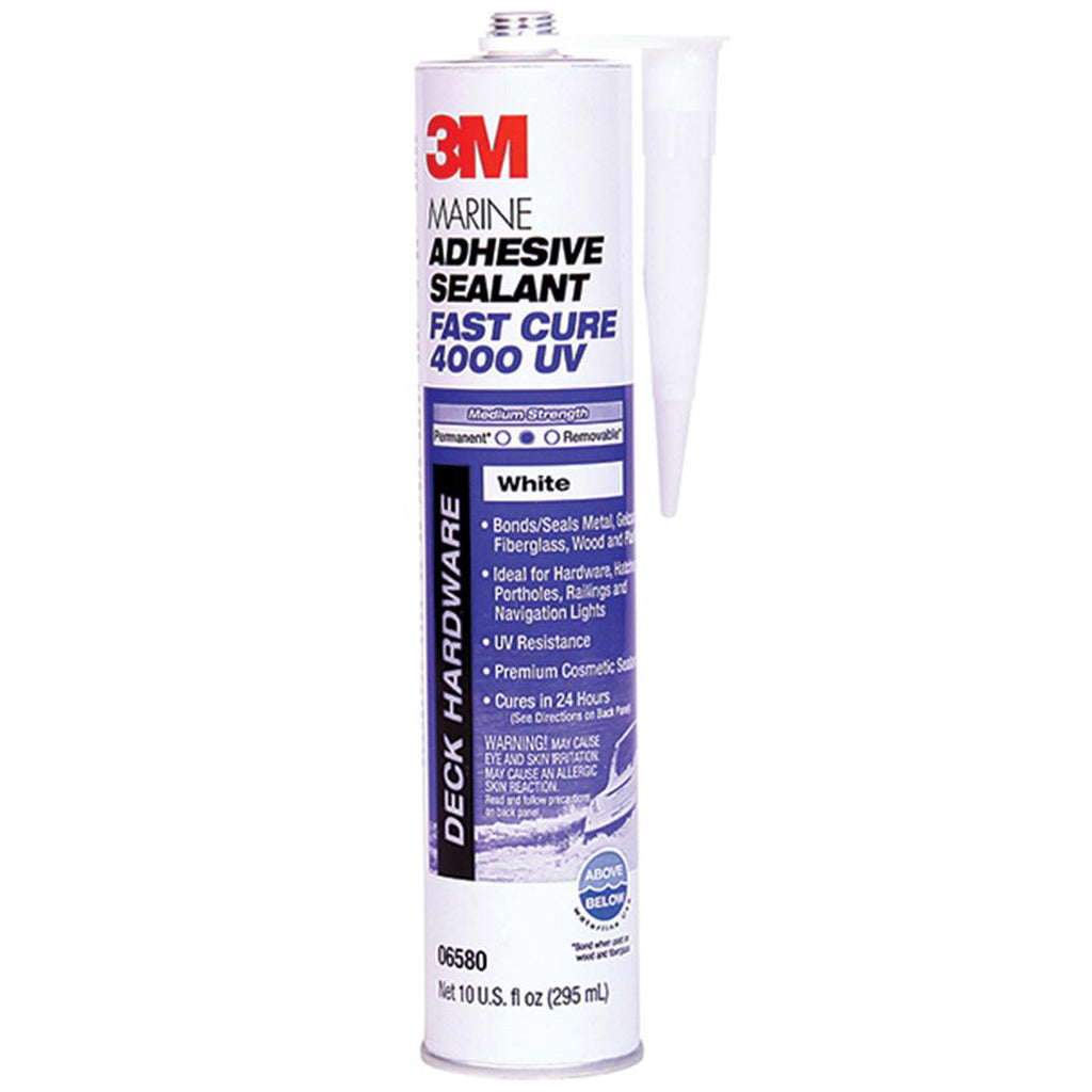 3M 06580 Fast Cure Sealant 4000UV- White 295 ml