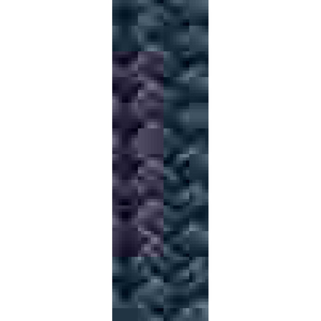 Braided Nylon Dock Line with eye-3/8" x 25' Navy