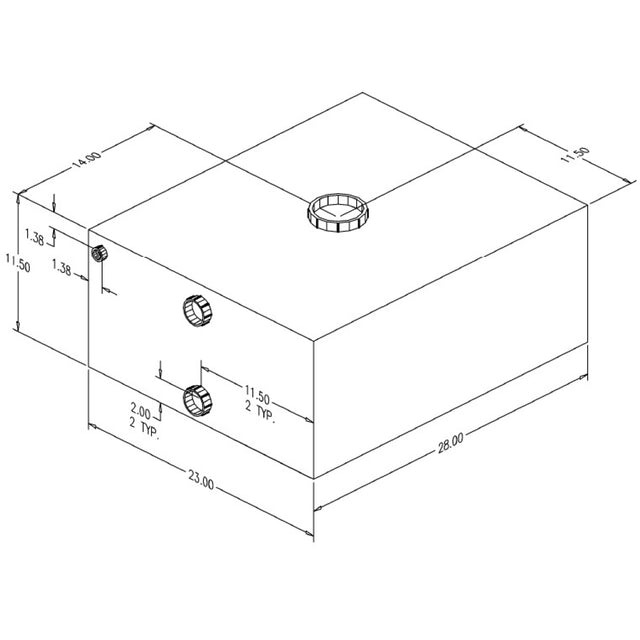 Moeller Waste Tank 30 Gallon