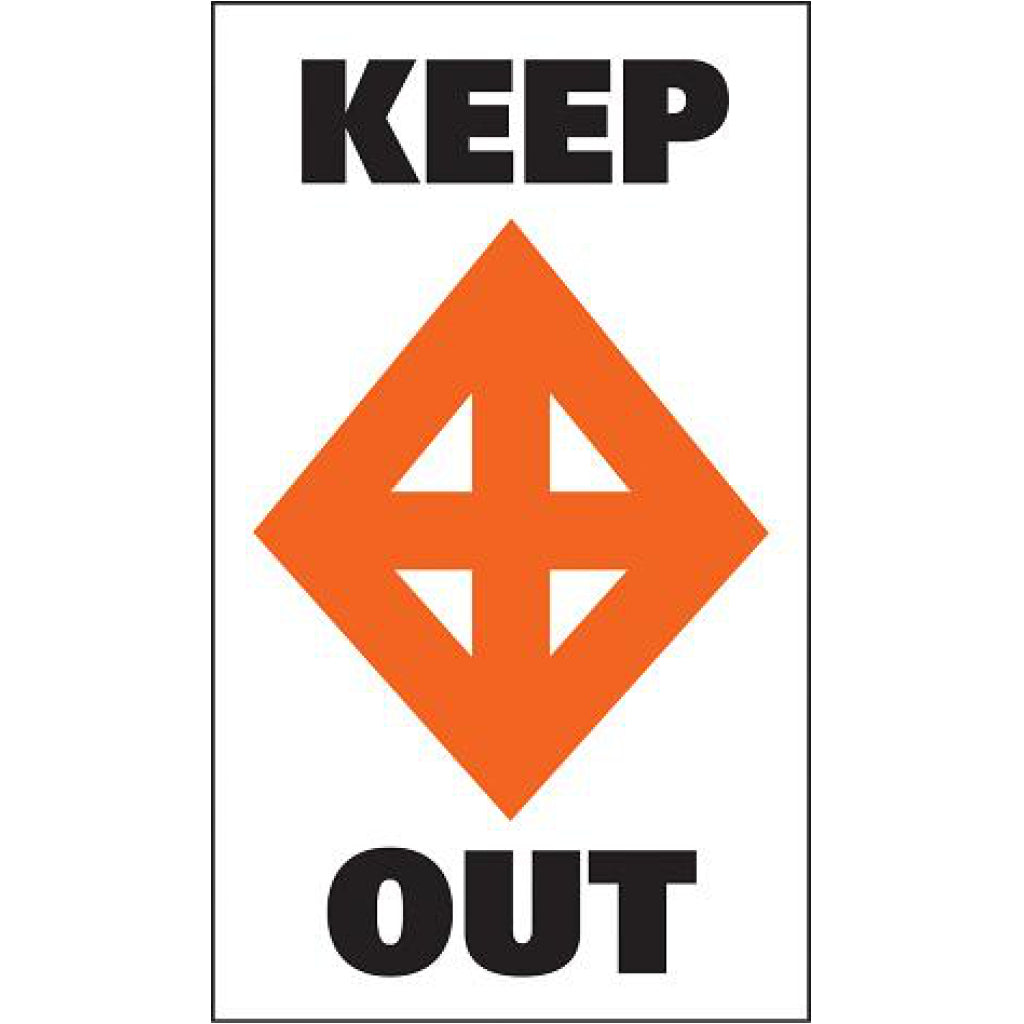 Taylor Keep Out Label - pair