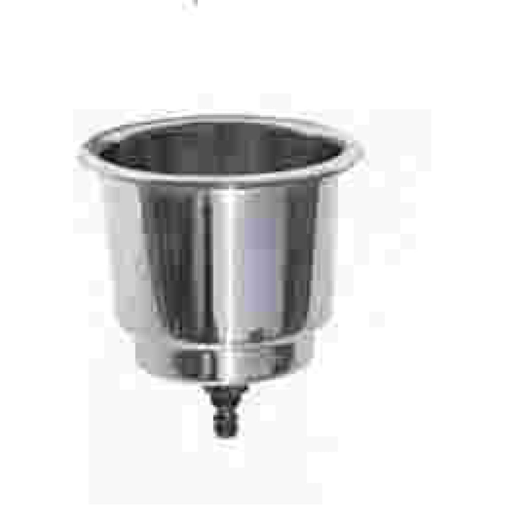 Stainless Steel Drink Holder - w/drain