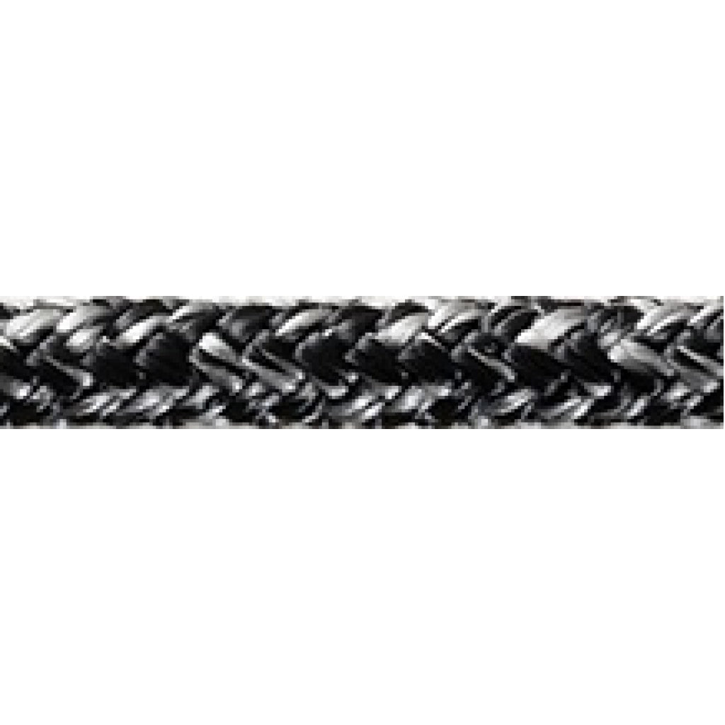 8mm black-grey Robline dinghy sheet