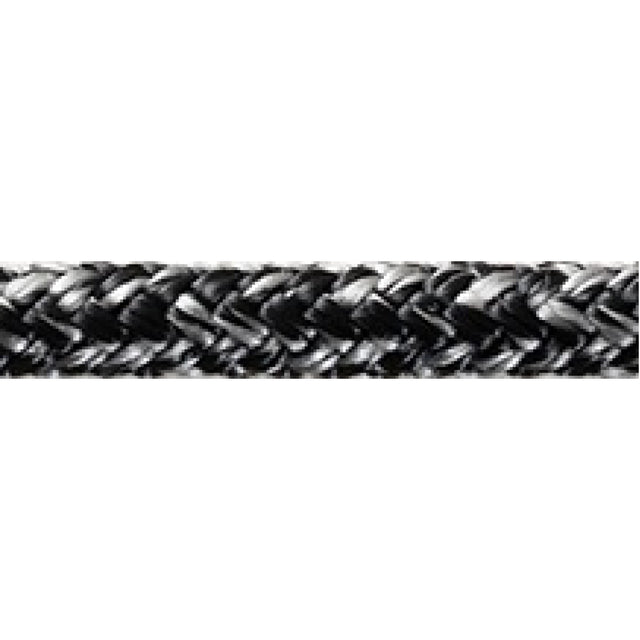 8mm black-grey Robline dinghy sheet