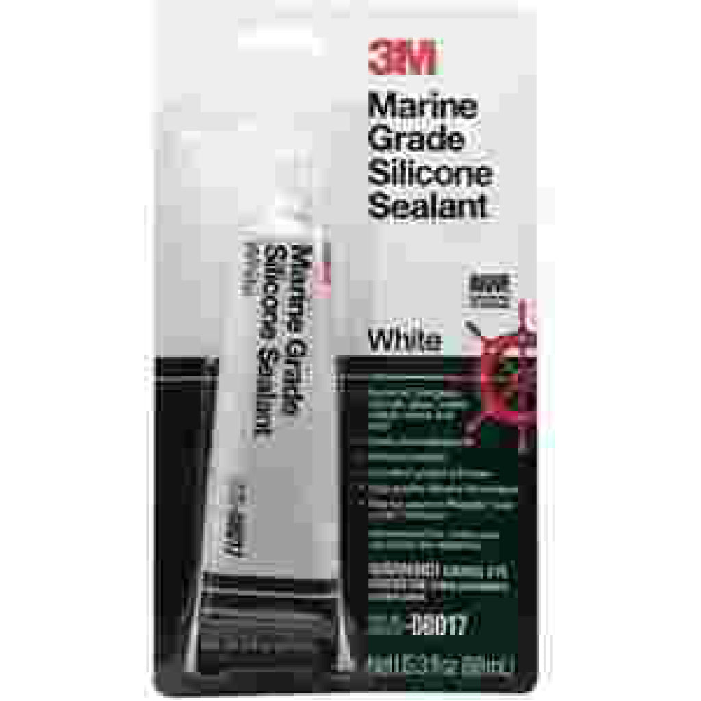 3M Marine Silicone Sealant - White, 88 ml