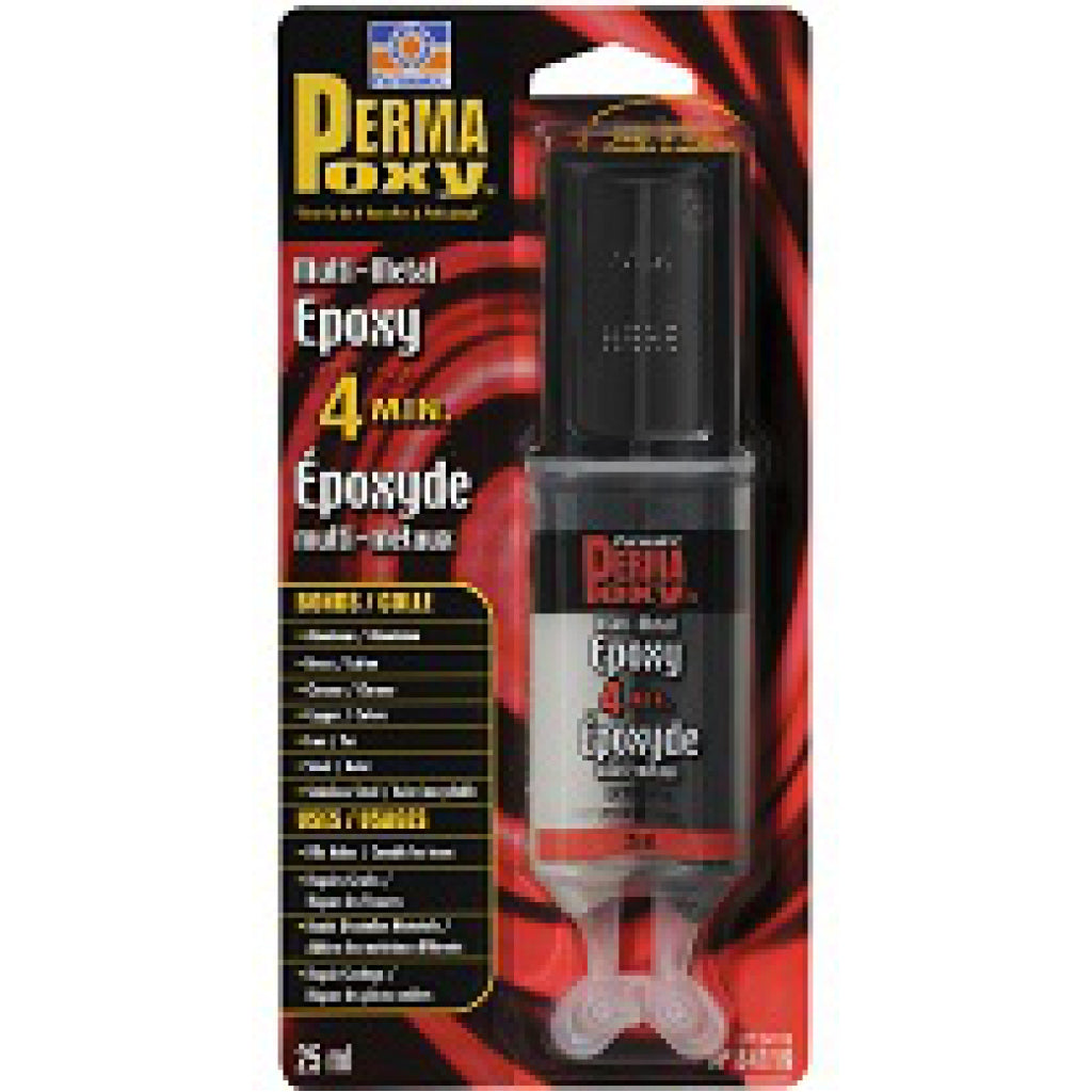 4 Minute Multi Metal Epoxy Syringe - 25mL