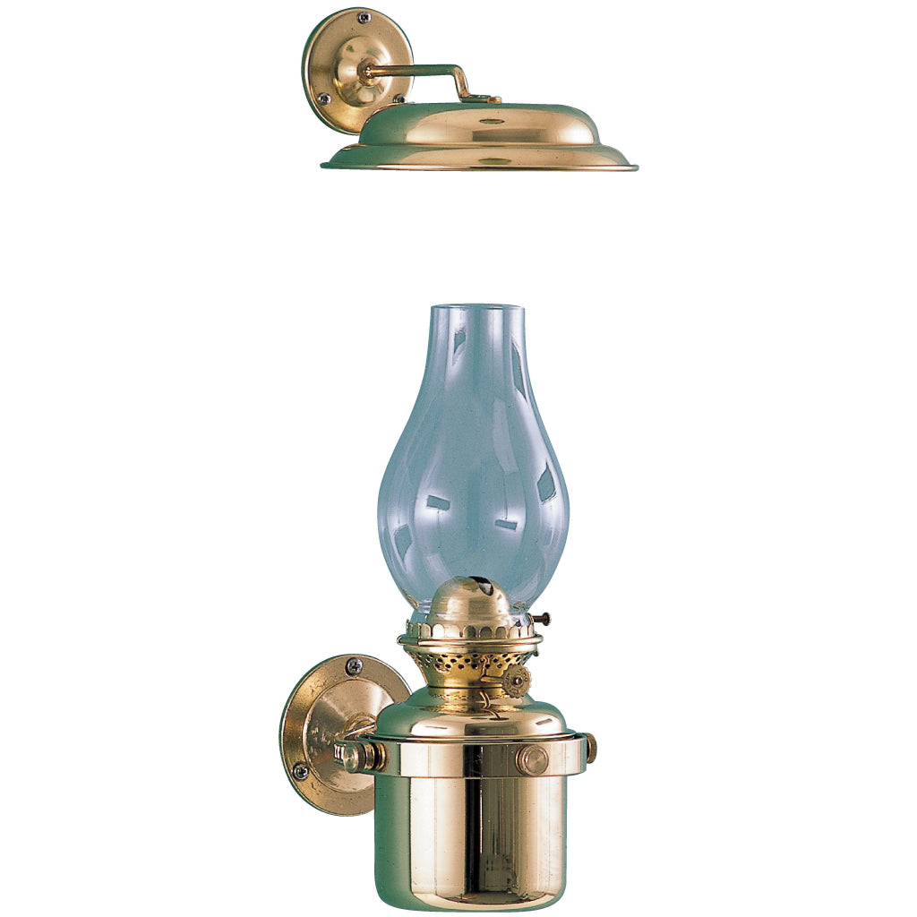 Gimbaled Oil Lamp - w/smoke bell