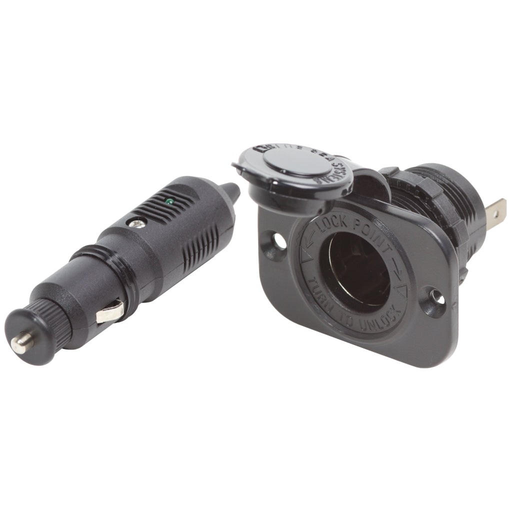 Blue Sea 12V Dash Plug & Socket