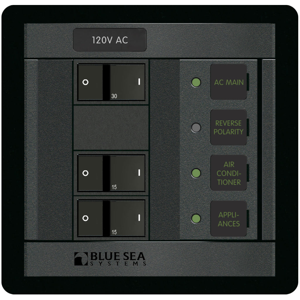 Blue Sea 120V AC Main Panel