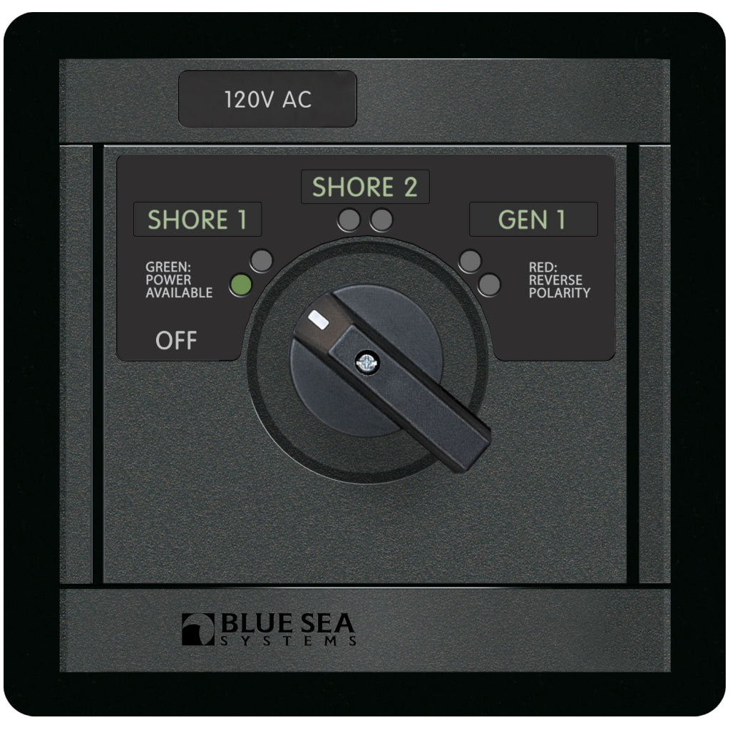 Blue Sea 120V AC Rotary Panel