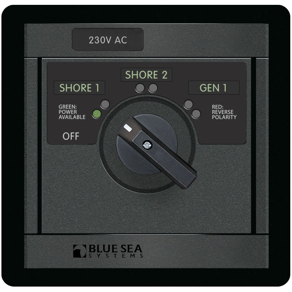 Blue Sea 230V AC Rotary Panel