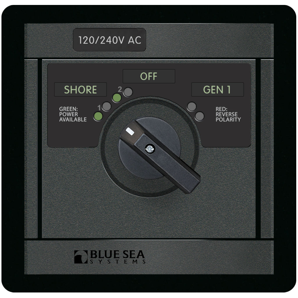 Blue Sea 30A 120/240V AC Rotary Panel