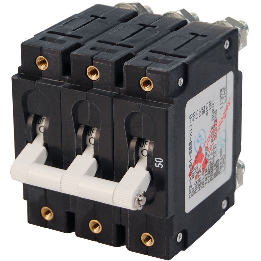 Blue Sea 50A 3 Pole Circuit Breaker