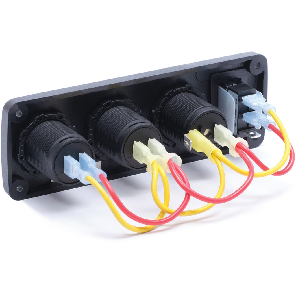Blue Sea Water-Resistant Accessory Panel Reverse
