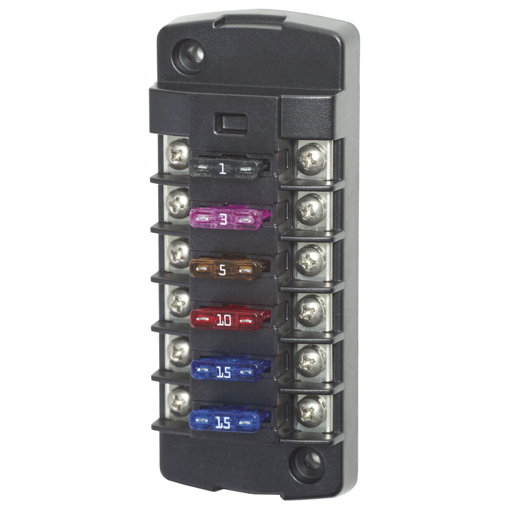 Blue Sea 6 Circuit Blade Fuse Block